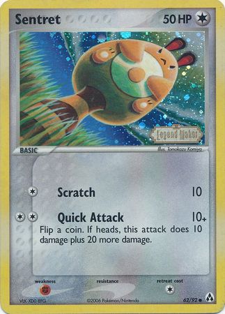 Sentret (62/92) (Stamped) [EX: Legend Maker] Pokémon