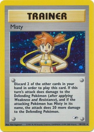 Misty (18/132) [Gym Heroes Unlimited] Pokémon