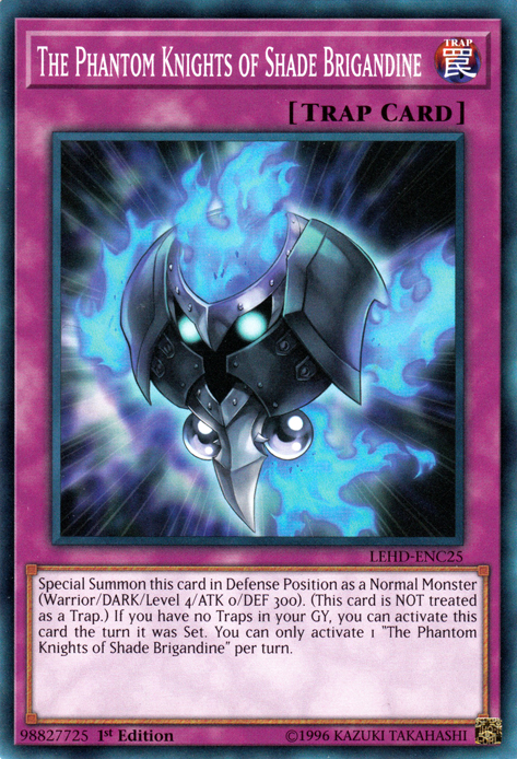 The Phantom Knights of Shade Brigandine [LEHD-ENC25] Common Yu-Gi-Oh!