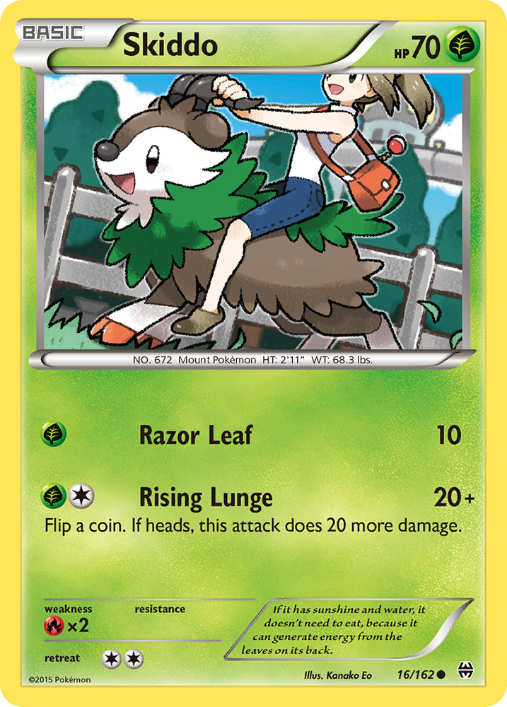 Skiddo (16/162) [XY: BREAKthrough] Pokémon