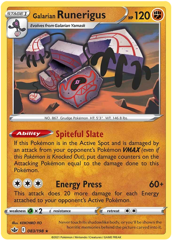 Galarian Runerigus (083/198) [Sword & Shield: Chilling Reign] Pokémon
