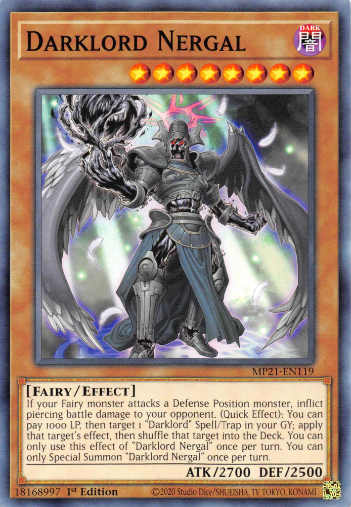 Darklord Nergal [MP21-EN119] Common Yu-Gi-Oh!