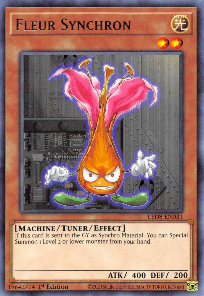 Fleur Synchron [LED8-EN031] Rare Yu-Gi-Oh!