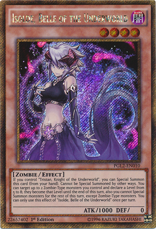 Isolde, Belle of the Underworld [PGL2-EN010] Gold Secret Rare Yu-Gi-Oh!