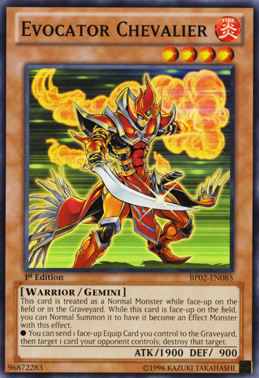 Evocator Chevalier [BP02-EN085] Mosaic Rare Yu-Gi-Oh!