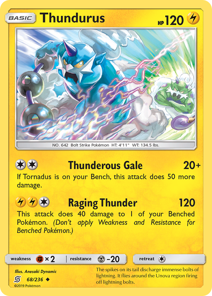 Thundurus (68/236) [Sun & Moon: Unified Minds] Pokémon