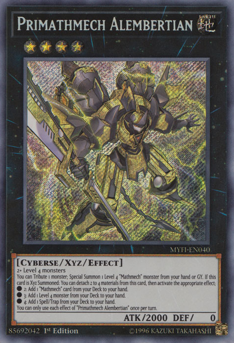 Primathmech Alembertian [MYFI-EN040] Secret Rare Yu-Gi-Oh!