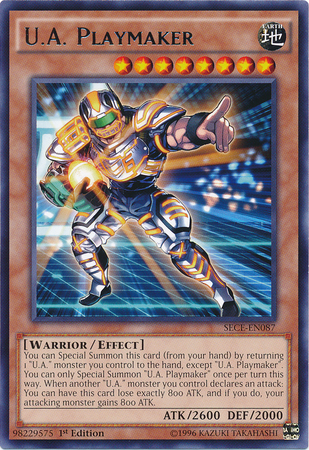 U.A. Playmaker [SECE-EN087] Rare Yu-Gi-Oh!