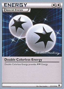 Double Colorless Energy (111/119) (Punches 'n' Bites - Patrick Martinez) [World Championships 2015] Pokémon
