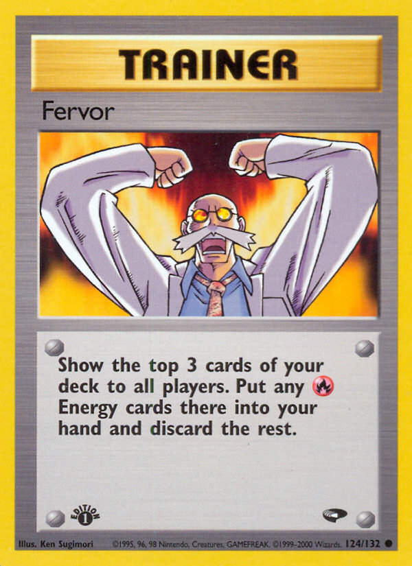 Fervor (124/132) [Gym Challenge 1st Edition] Pokémon