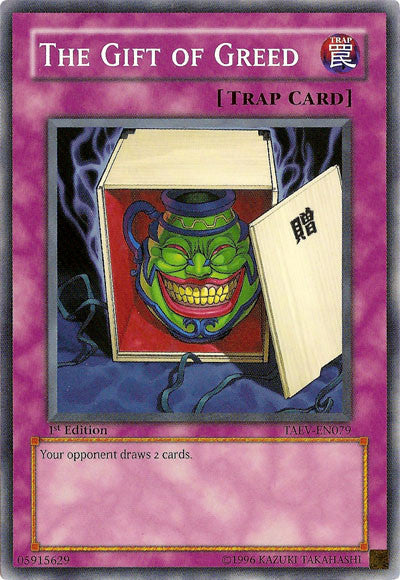 The Gift of Greed [TAEV-EN079] Common Yu-Gi-Oh!