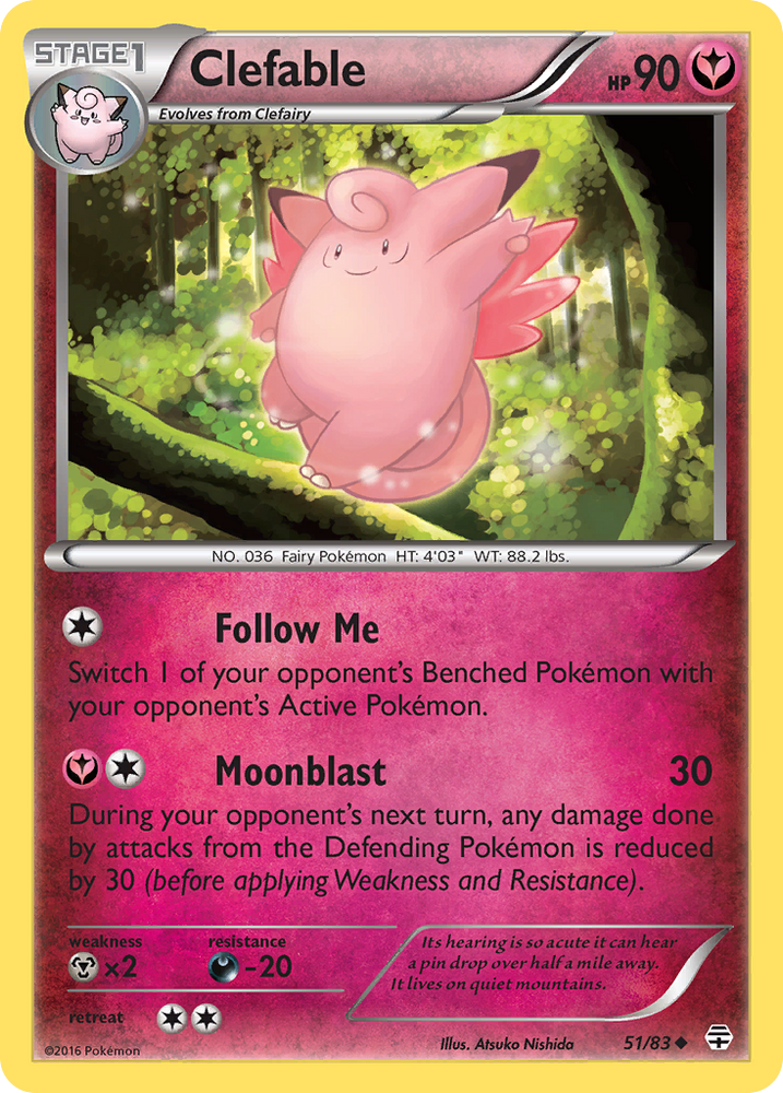 Clefable (51/83) [XY: Generations] Pokémon
