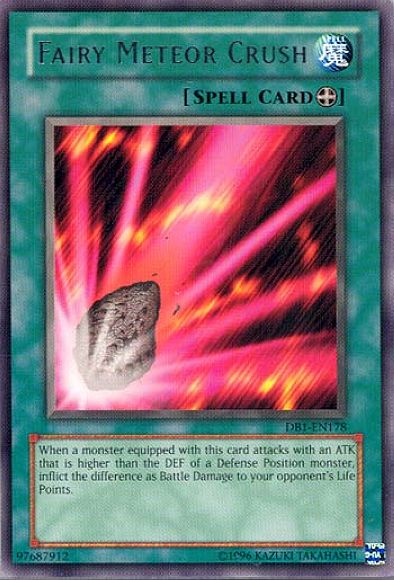 Fairy Meteor Crush [DB1-EN178] Rare Yu-Gi-Oh!