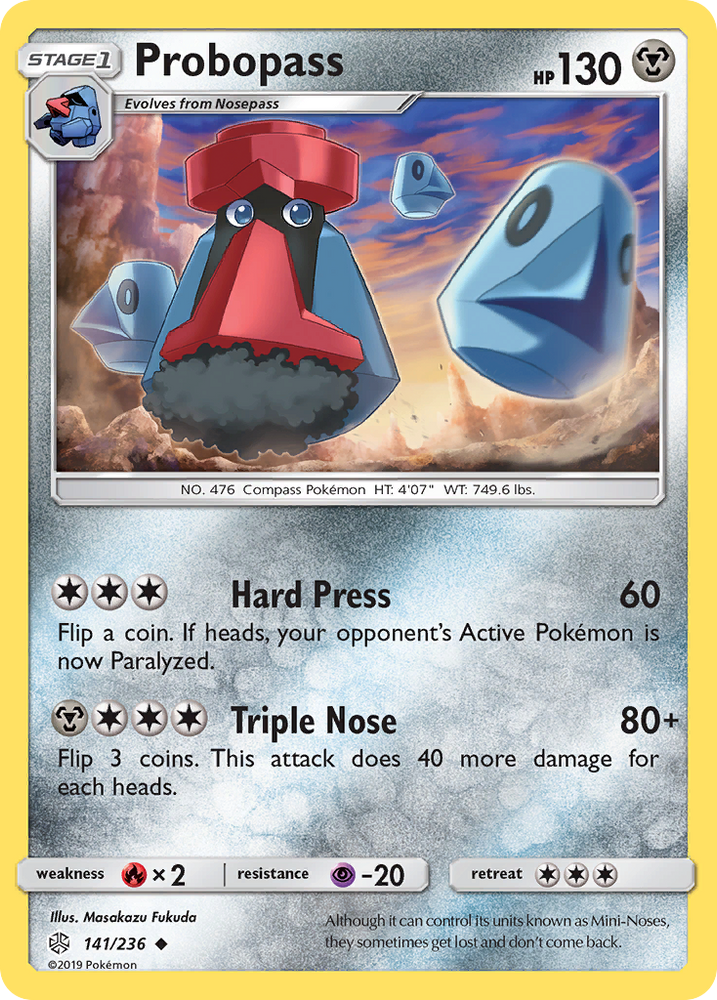 Probopass (141/236) [Sun & Moon: Cosmic Eclipse] Pokémon
