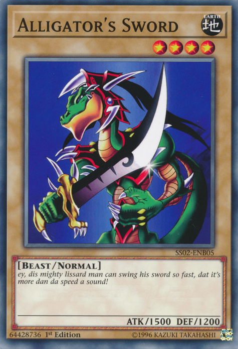 Alligator's Sword [SS02-ENB05] Common Yu-Gi-Oh!
