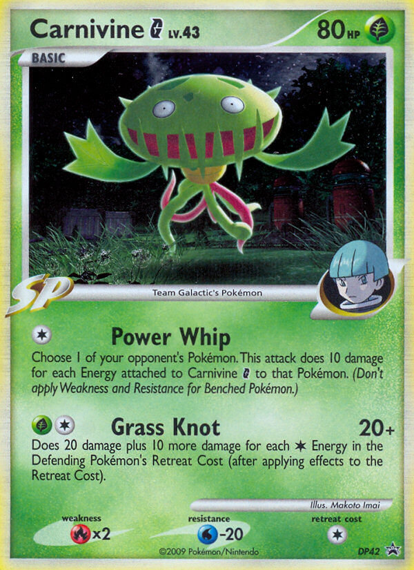 Carnivine G (DP42) [Diamond & Pearl: Black Star Promos] Pokémon