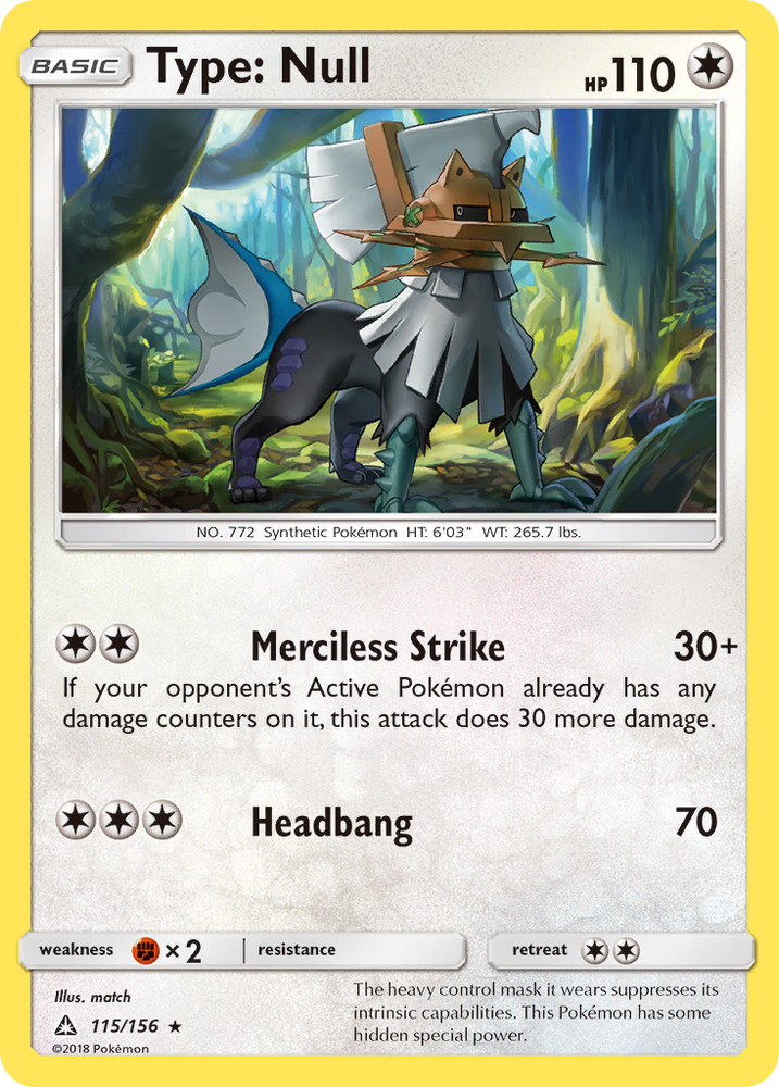 Type: Null (115/156) [Sun & Moon: Ultra Prism] Pokémon