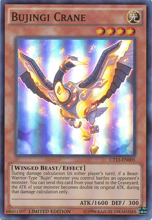 Bujingi Crane [CT11-EN005] Super Rare Yu-Gi-Oh!
