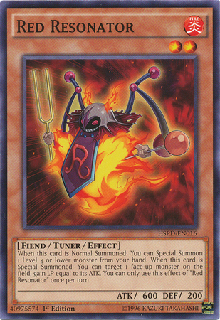 Red Resonator [HSRD-EN016] Common Yu-Gi-Oh!