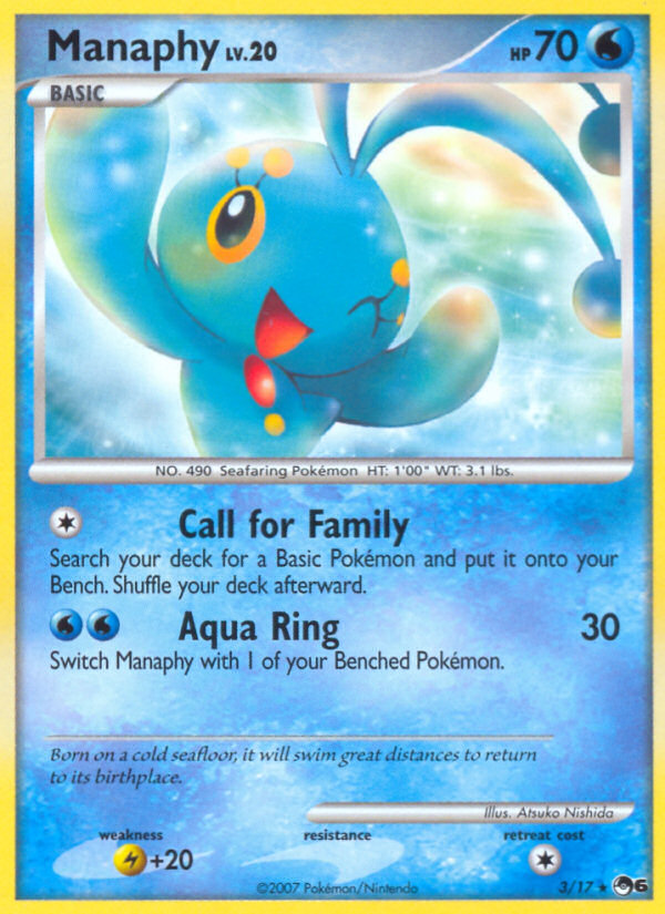Manaphy (3/17) [POP Series 6] Pokémon