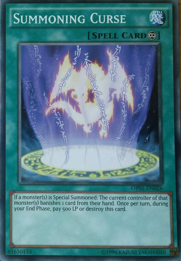 Summoning Curse [OP01-EN026] Common Yu-Gi-Oh!