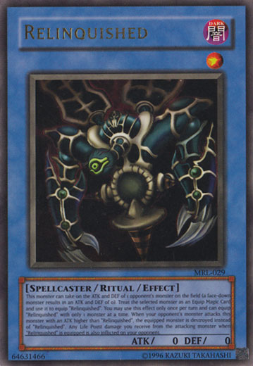 Relinquished [MRL-029] Ultra Rare Yu-Gi-Oh!
