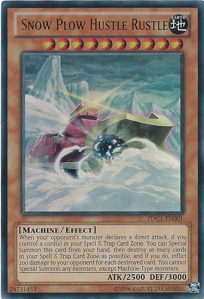 Snow Plow Hustle Rustle [ZDC1-EN001] Ultra Rare Yu-Gi-Oh!