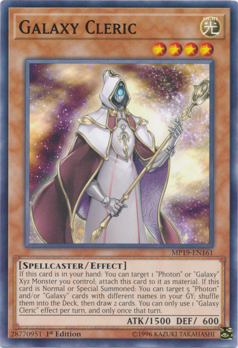 Galaxy Cleric [MP19-EN161] Common Yu-Gi-Oh!
