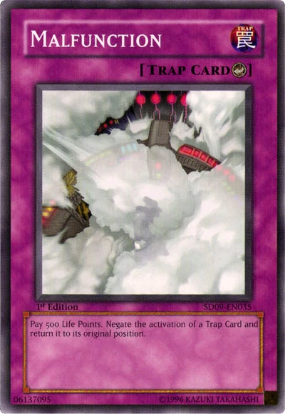 Malfunction [SD09-EN035] Common Yu-Gi-Oh!