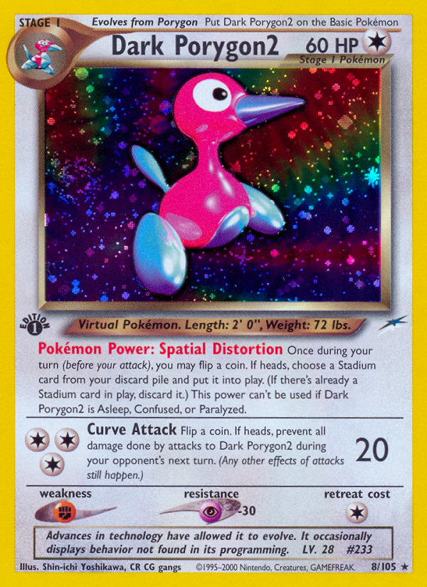 Dark Porygon2 (8/105) [Neo Destiny 1st Edition] Pokémon