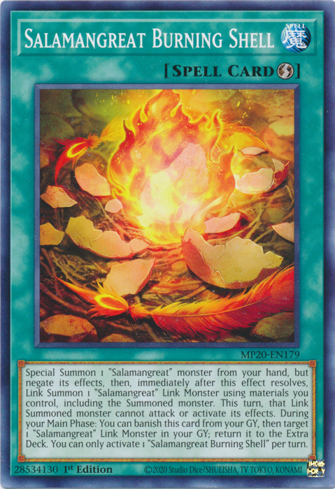 Salamangreat Burning Shell [MP20-EN179] Common Yu-Gi-Oh!