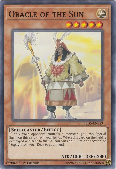 Oracle of the Sun [LED5-EN029] Common Yu-Gi-Oh!