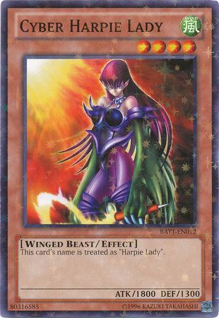 Cyber Harpie Lady [BATT-EN012] Starfoil Rare Yu-Gi-Oh!