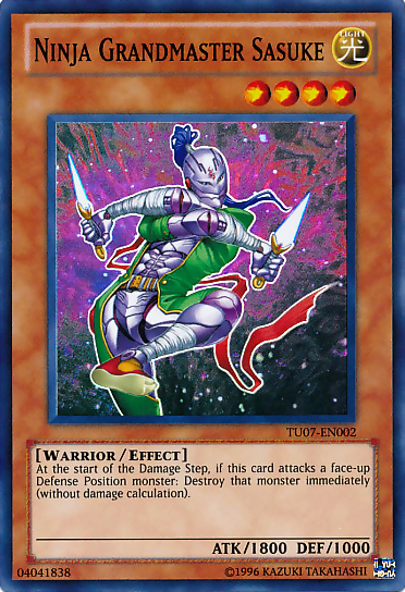 Ninja Grandmaster Sasuke [TU07-EN002] Super Rare Yu-Gi-Oh!