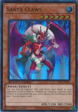 Santa Claws [SS05-ENV01] Ultra Rare Yu-Gi-Oh!