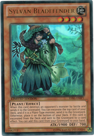 Sylvan Bladefender [LVAL-ENSP1] Ultra Rare Yu-Gi-Oh!