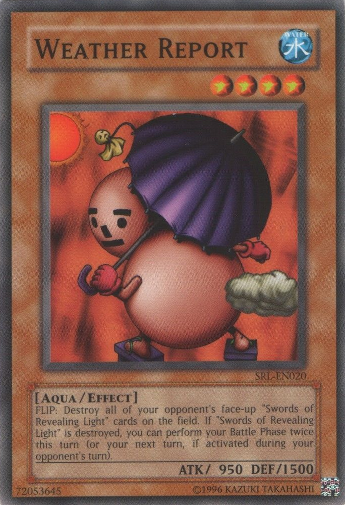 Weather Report [SRL-020] Common Yu-Gi-Oh!