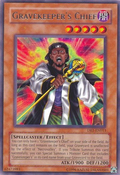 Gravekeeper's Chief [DR1-EN013] Rare Yu-Gi-Oh!