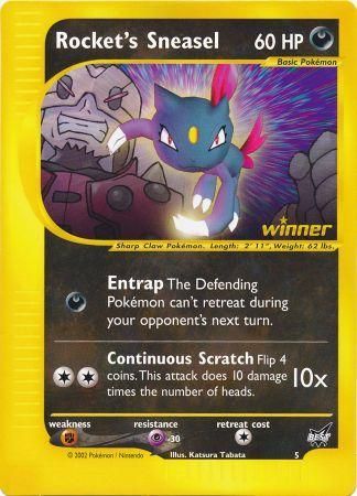Rocket's Sneasel (5) (Jumbo Card) [Best of Promos] Pokémon