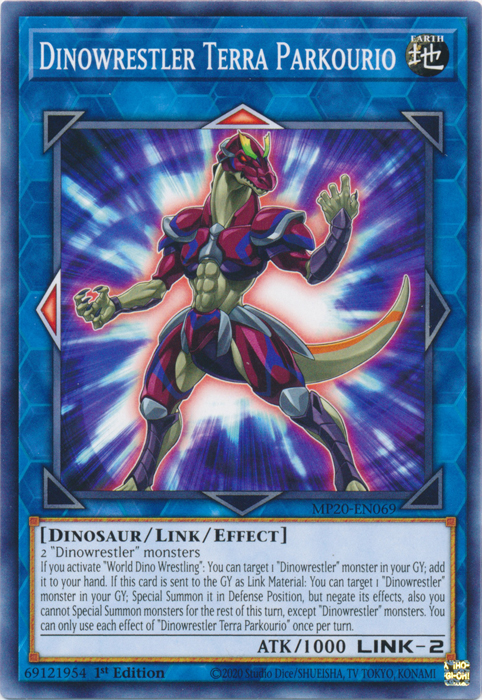 Dinowrestler Terra Parkourio [MP20-EN069] Common Yu-Gi-Oh!