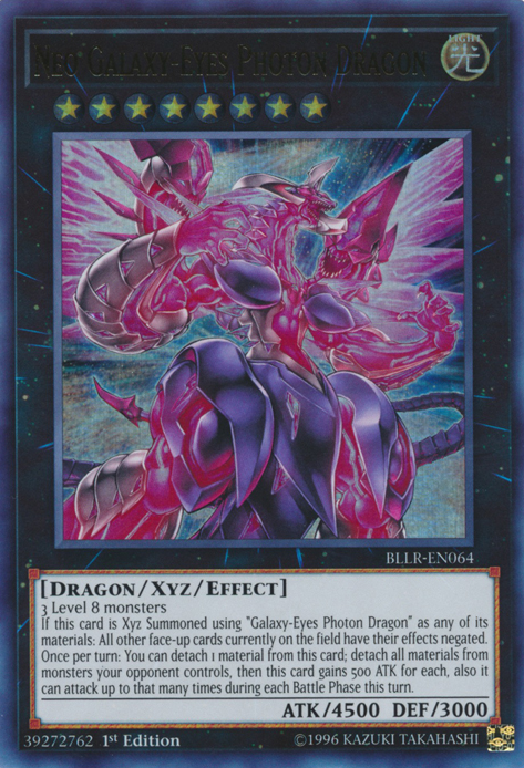 Neo Galaxy-Eyes Photon Dragon [BLLR-EN064] Ultra Rare Yu-Gi-Oh!