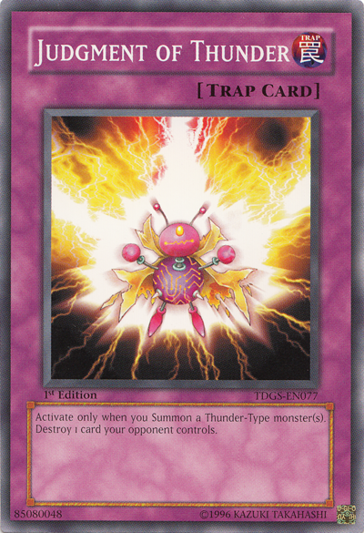 Judgment of Thunder [TDGS-EN077] Common Yu-Gi-Oh!