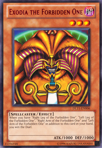 Exodia the Forbidden One (Red) [DL11-EN006] Rare Yu-Gi-Oh!