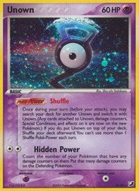 Unown (G) (G/28) [EX: Unseen Forces] Pokémon