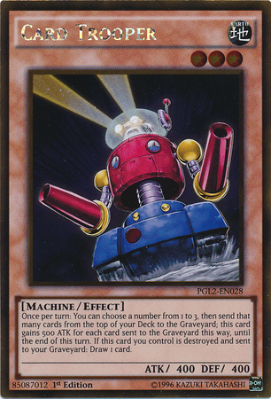 Card Trooper [PGL2-EN028] Gold Rare Yu-Gi-Oh!