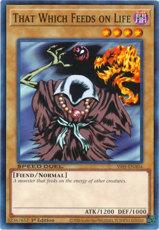 That Which Feeds on Life [SS05-ENA04] Common Yu-Gi-Oh!