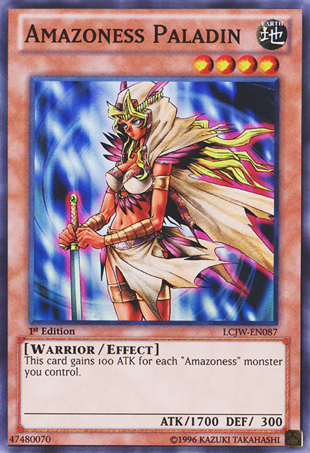 Amazoness Paladin [LCJW-EN087] Super Rare Yu-Gi-Oh!