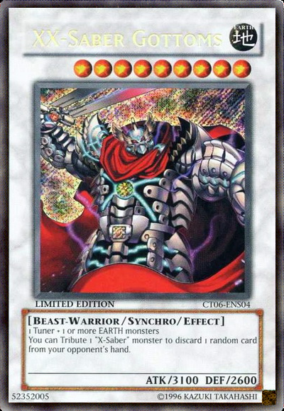 XX-Saber Gottoms [CT06-ENS04] Secret Rare Yu-Gi-Oh!