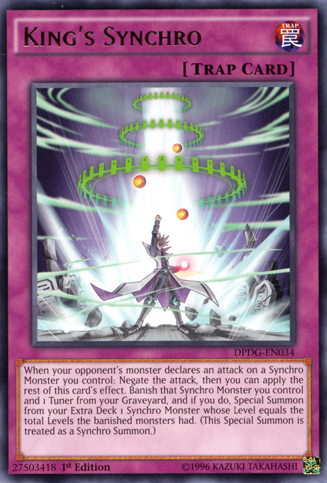 King's Synchro [DPDG-EN034] Rare Yu-Gi-Oh!