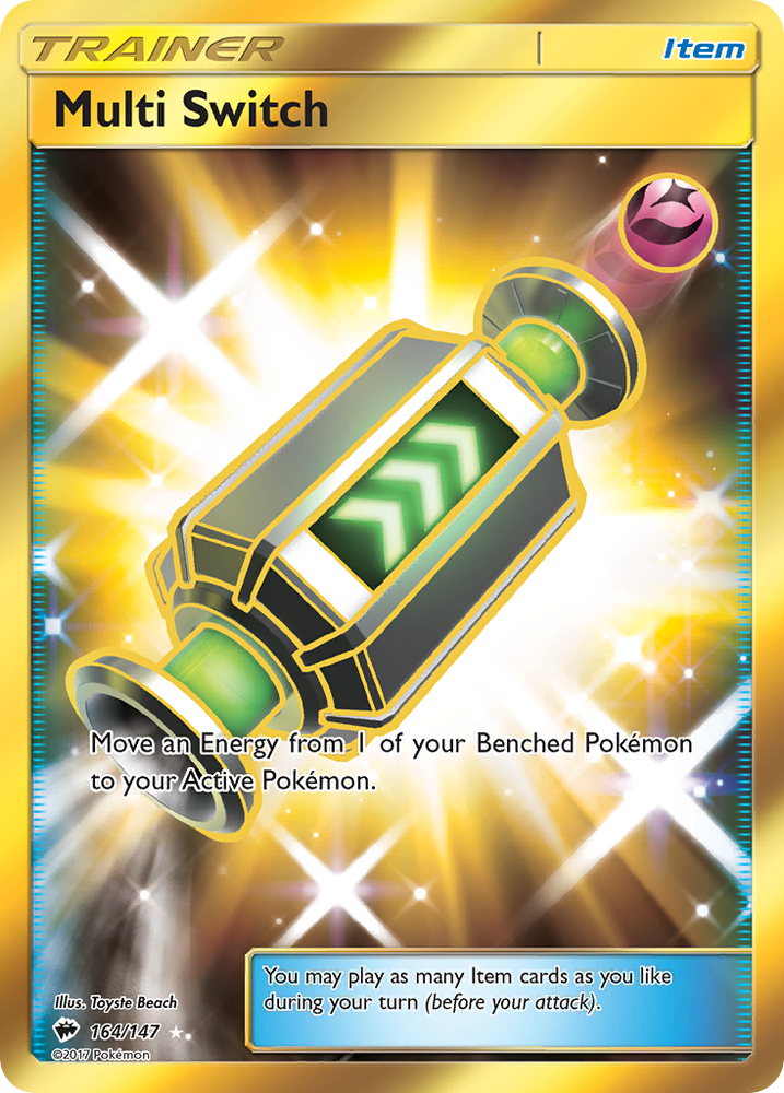 Multi Switch (164/147) [Sun & Moon: Burning Shadows] Pokémon